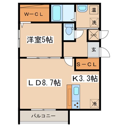 アラモードの物件間取画像